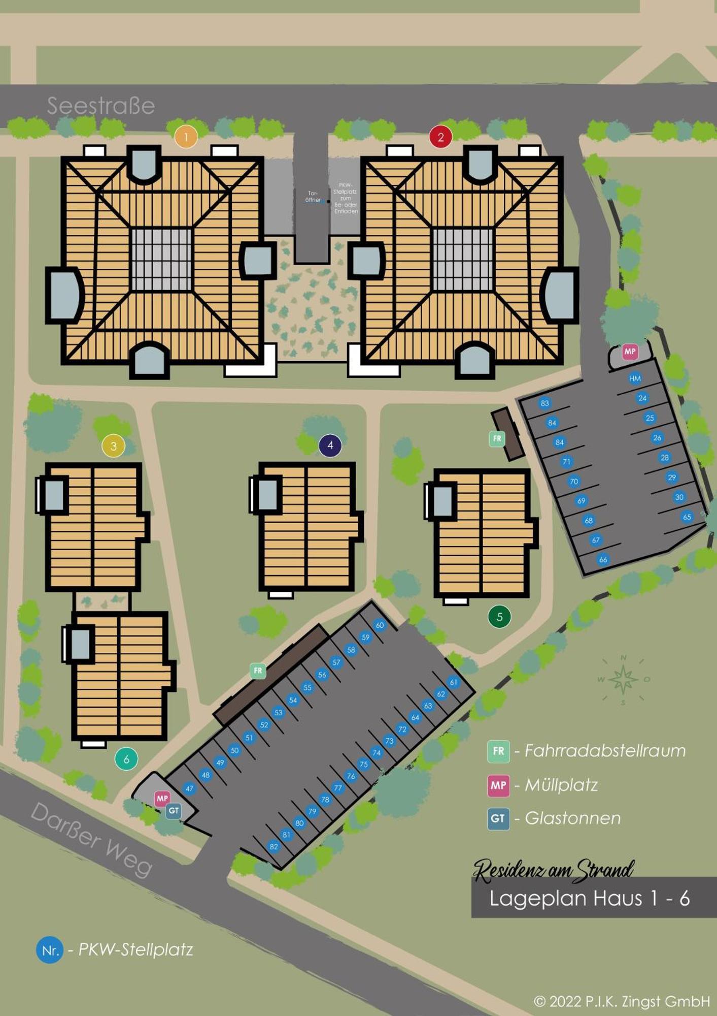 Residenz Am Strand Wohnung 3-54 Zingst Ngoại thất bức ảnh